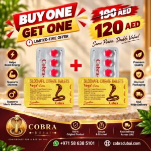 Cobra 120 Vega-Extra Wellness Supplement in Dubai, UAE