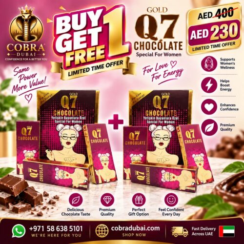 Gold Q7 Premium Chocolate for Women in dubai